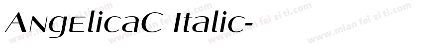 AngelicaC Italic字体转换